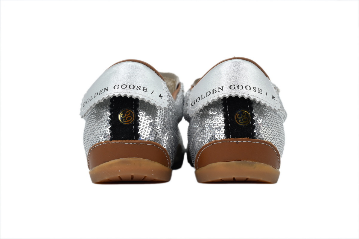 Golden Goose True Star Silver Glitter