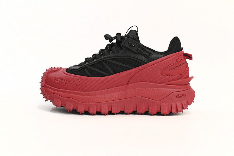 H209B4M 00120 M2058 P49 Moncler Trailgrip Black Red