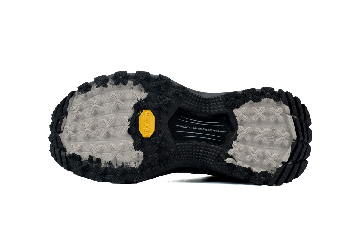 I109A 4M00130 M2808 Moncler Trailgrip Leather Black All Black Mesh