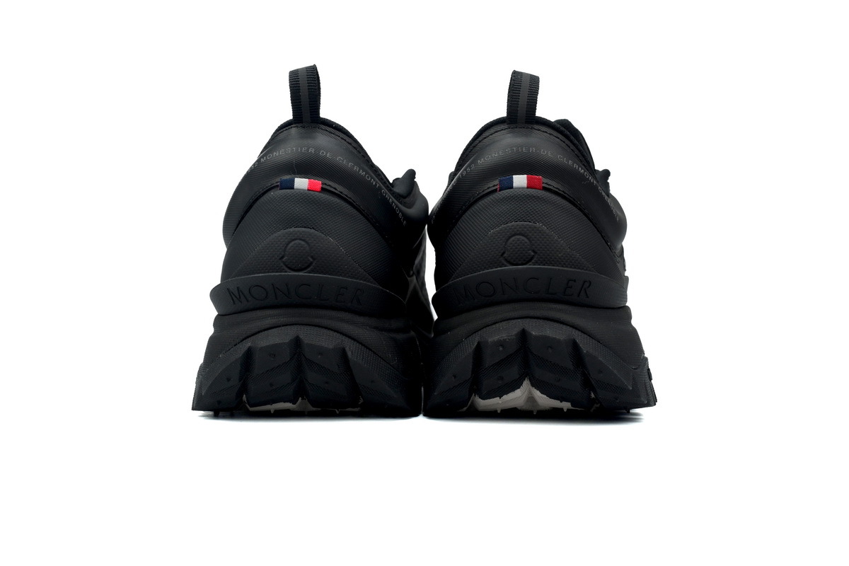 I109A 4M00130 M2808 Moncler Trailgrip Leather Black All Black Mesh