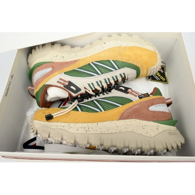 I209B 4M00230 M4048 Moncler Trailgrip Leather Black White Yellow Green 02