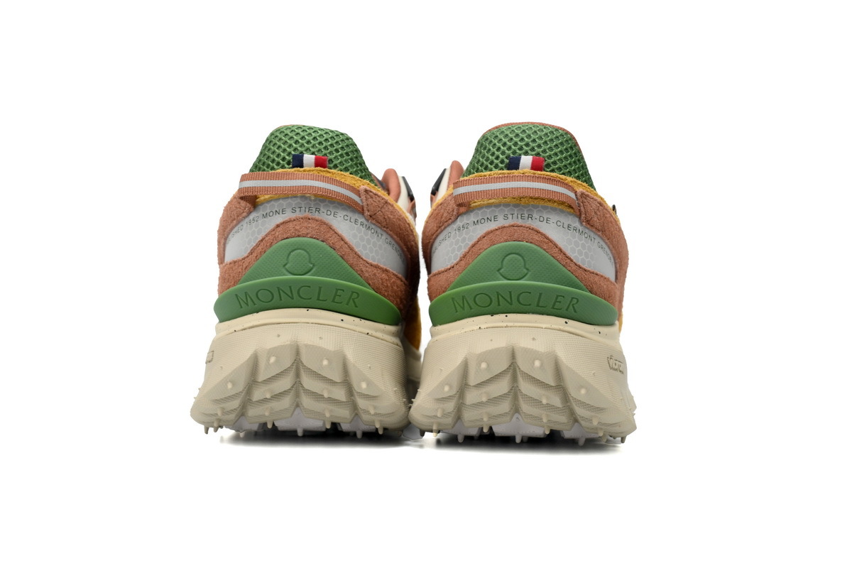 I209B 4M00230 M4048 Moncler Trailgrip Leather Black White Yellow Green