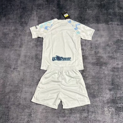 Inter Milan White Blue Kids Jersey Set 02