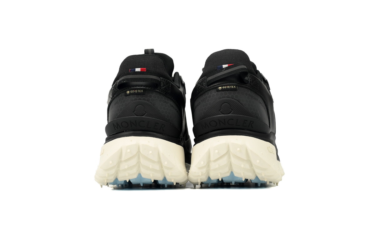 J109B 4M00020 M3211 Moncler Trailgrip Leather Black And White