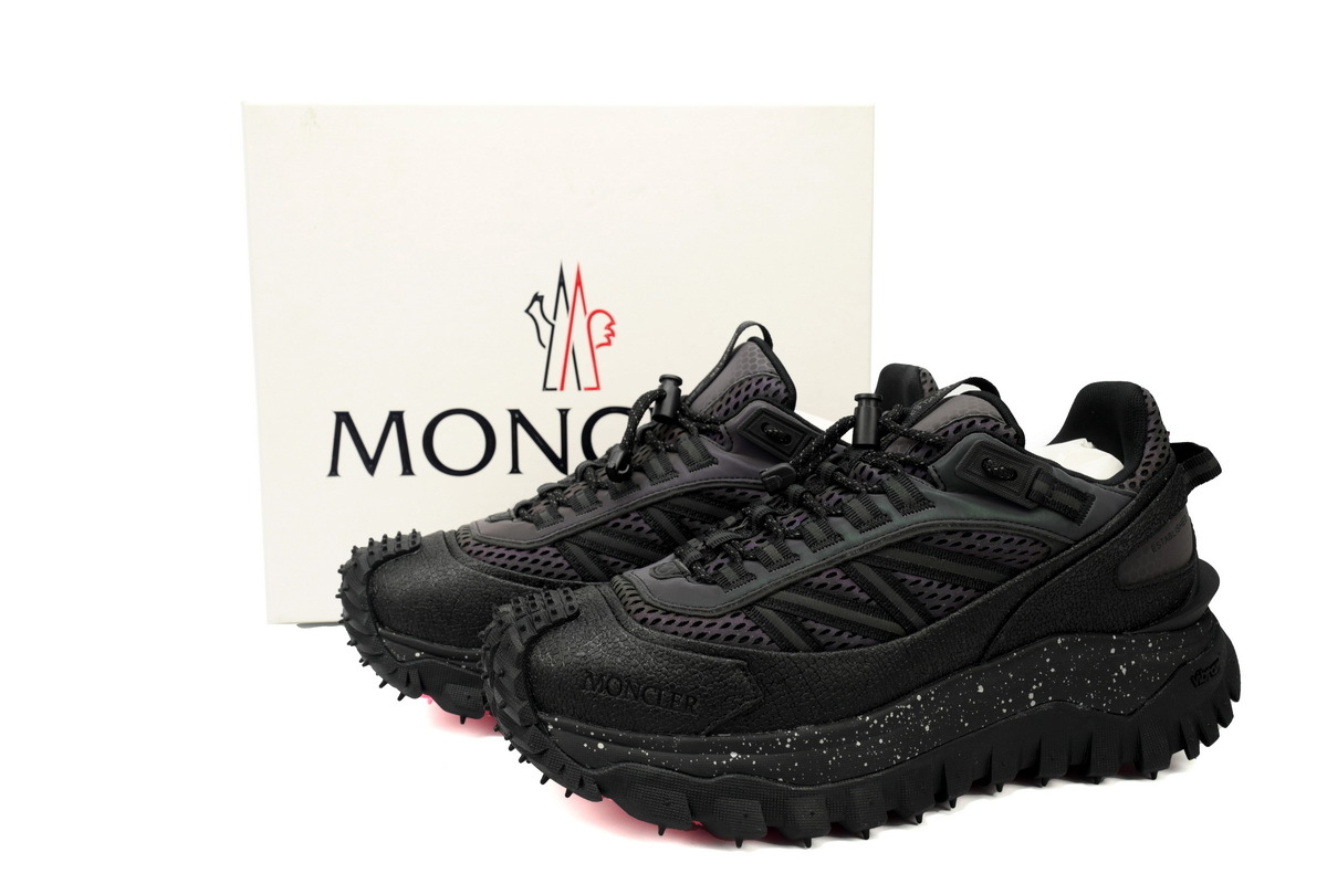 J109B 4M001 60M4 Moncler Trailgrip Leather Black Chameleon