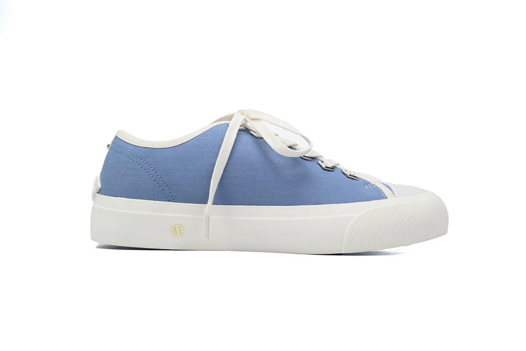 Jimmy Choo Palma Maxi Blue Canvas Platform Trainers PALMAMAXIFCYE043621