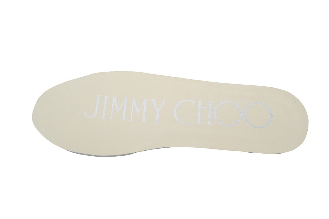 Jimmy Choo Palma Maxi White Canvas Platform Trainers PALMAMAXIFCYE