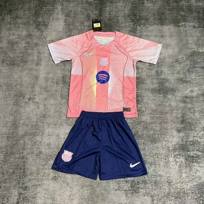Kids 2025_26 Barcelona Pink Jersey 16-28 01