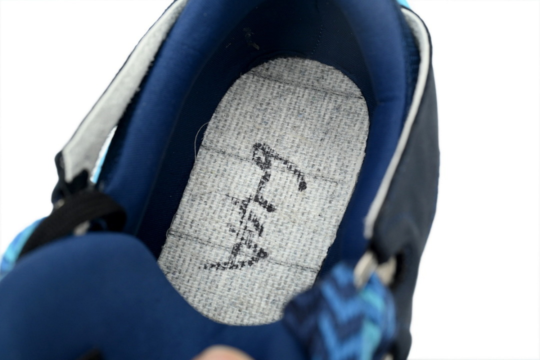 Lanvin Curb Sneaker Navy Blue