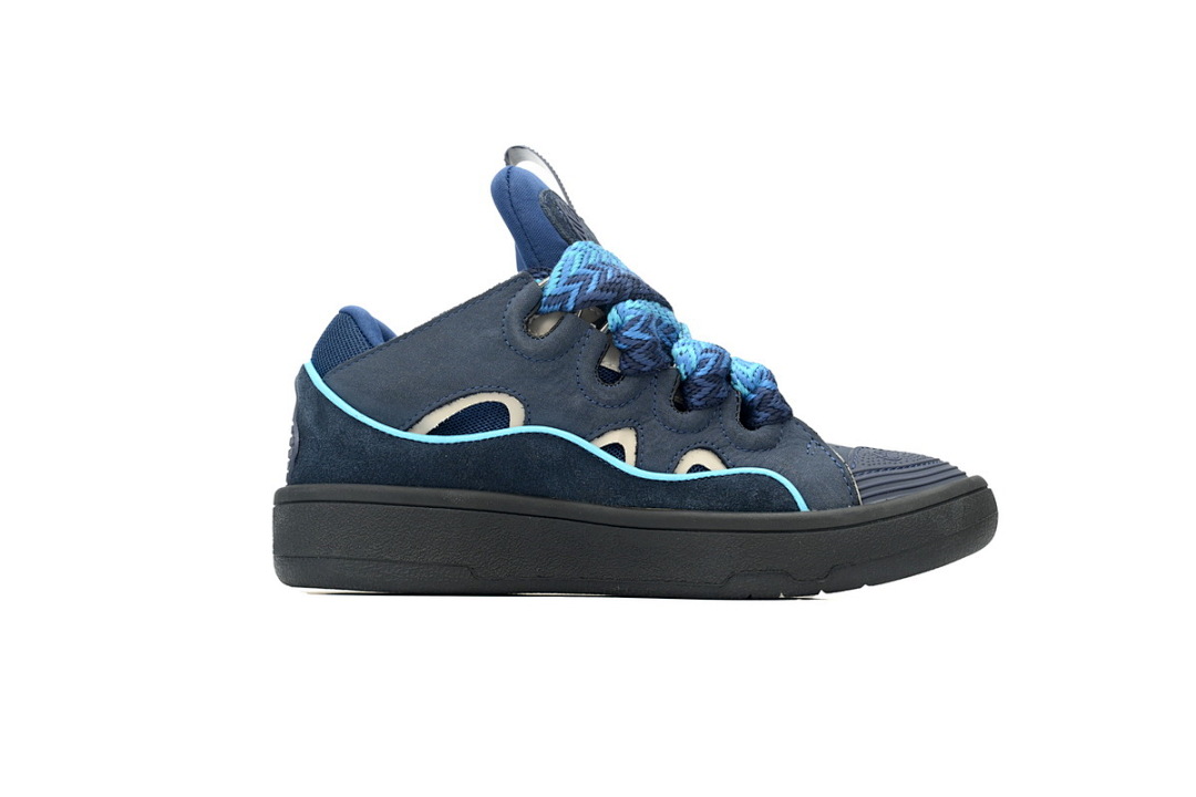 Lanvin Curb Sneaker Navy Blue