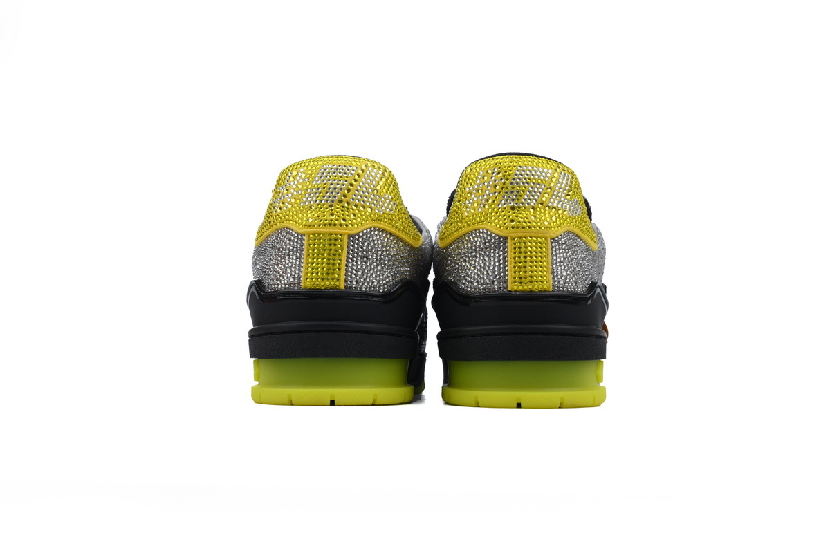 Louis Vuitton LV Trainer Rhinestone Sneaker