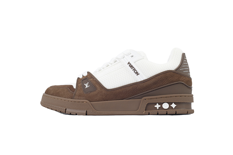 Louis Vuitton Brown White