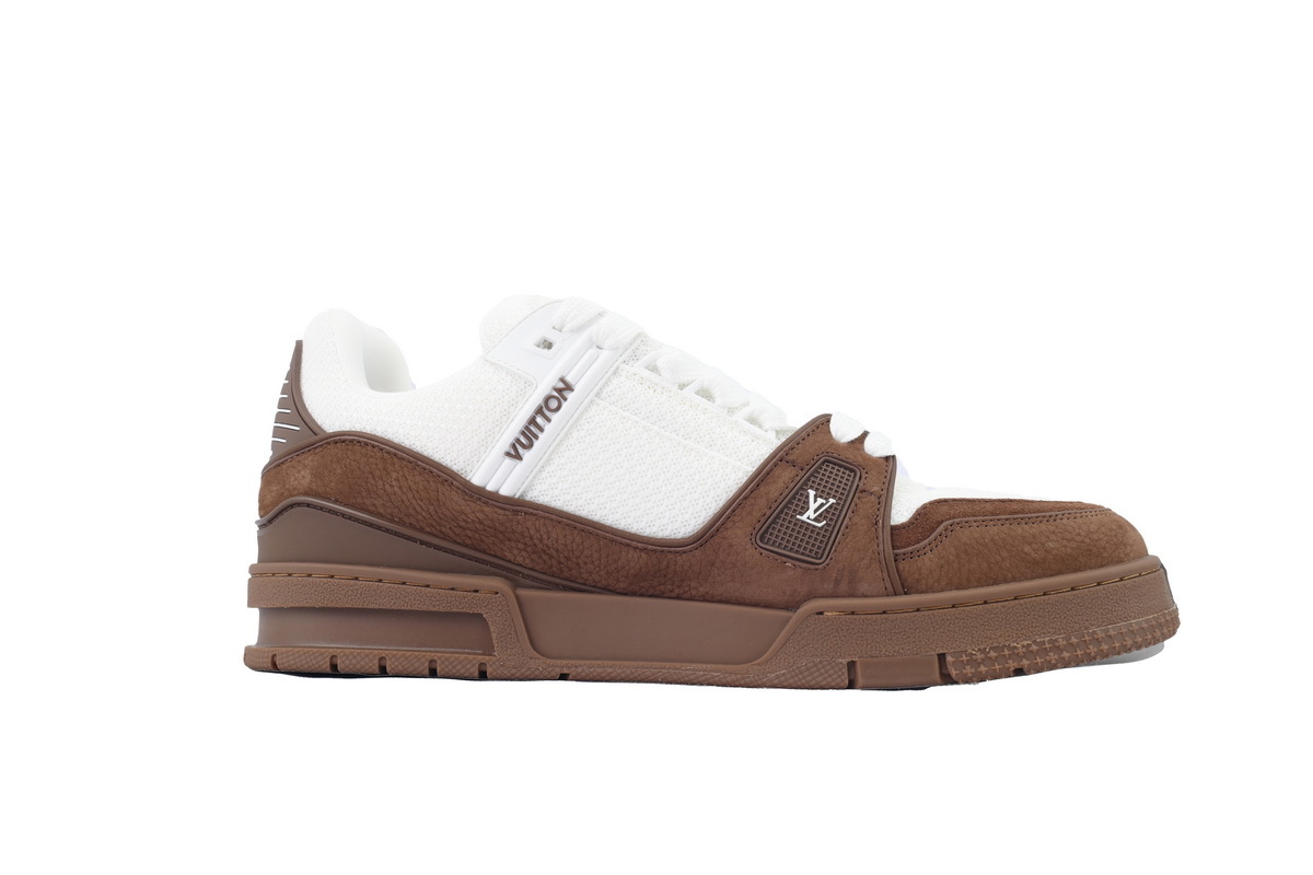 Louis Vuitton Brown White