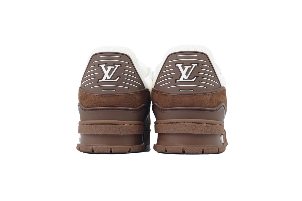 Louis Vuitton Brown White