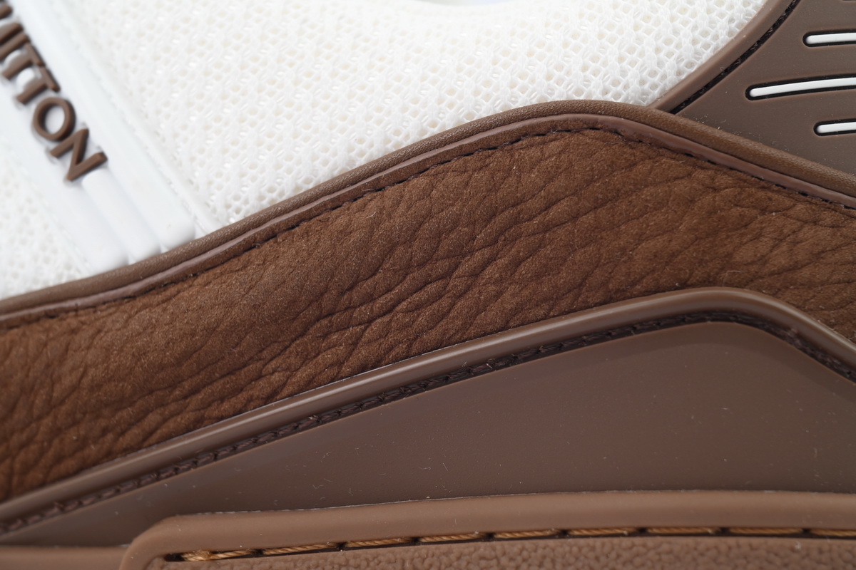 Louis Vuitton Brown White