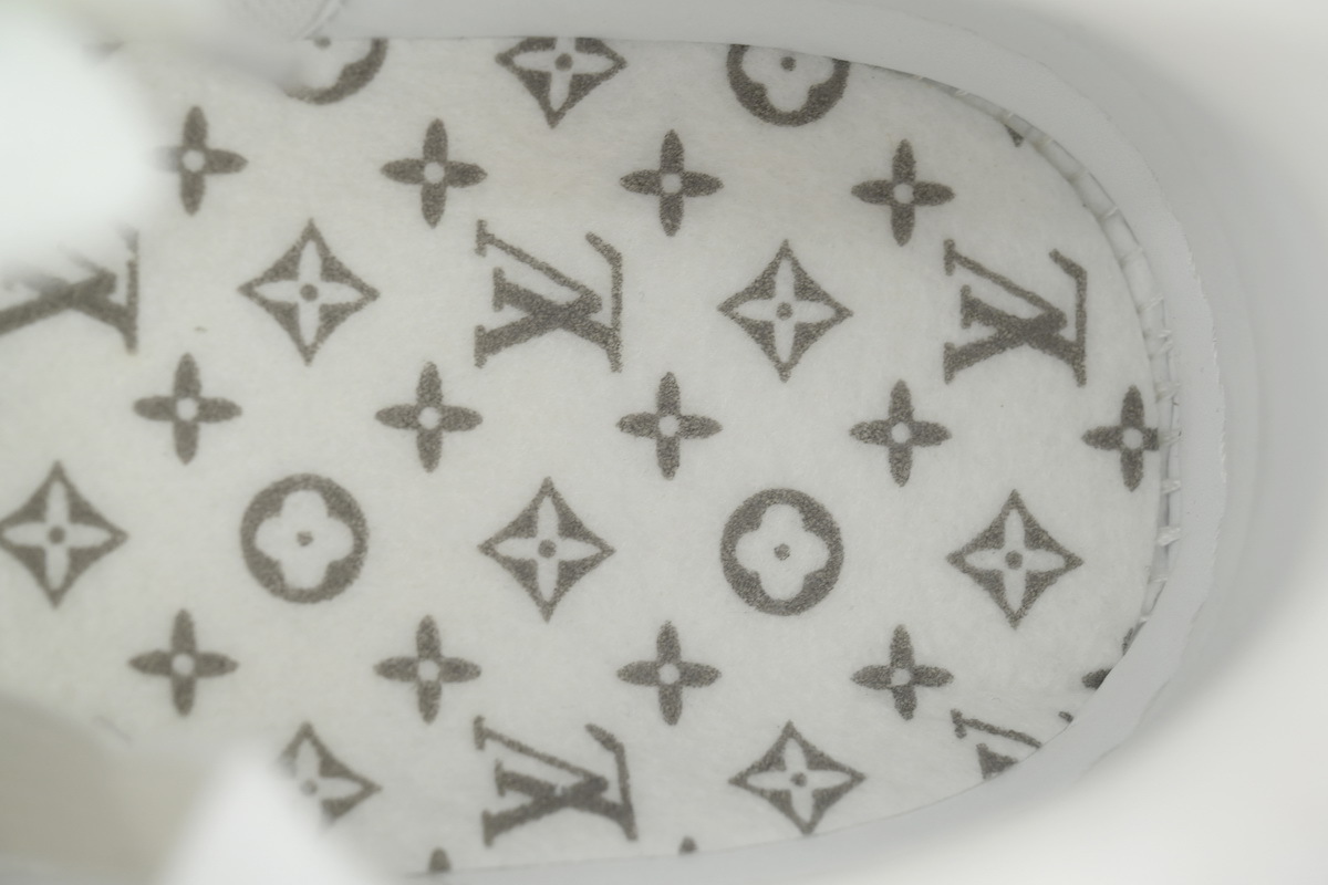 Louis Vuitton Brown White