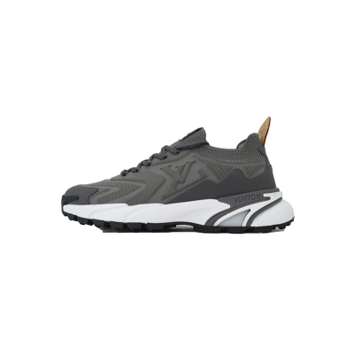 Louis Vuitton LV Runner Tatic Grey White Sneakers 01