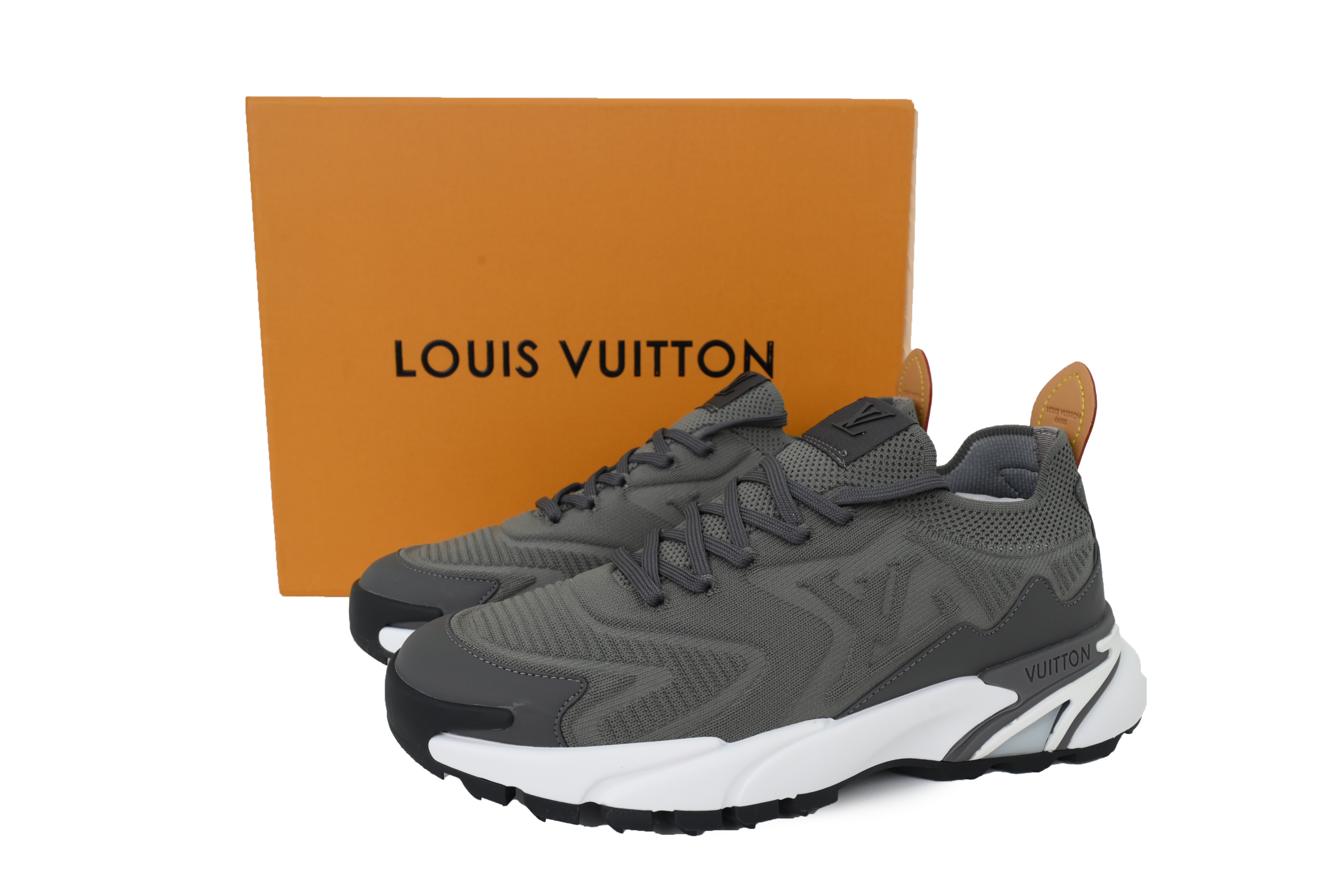 Louis Vuitton LV Runner Tatic Grey White Sneakers