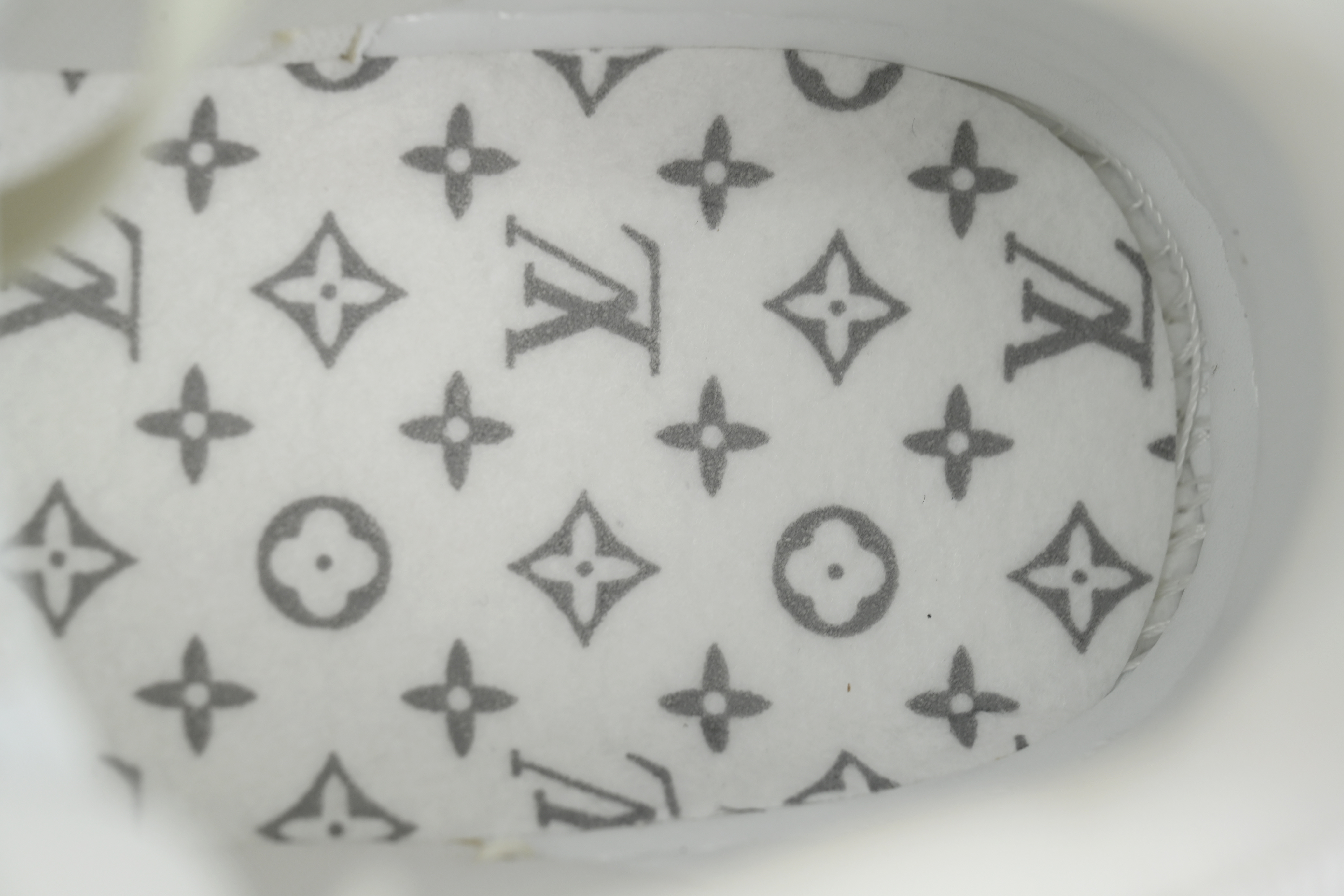 Louis Vuitton Grey White Grid