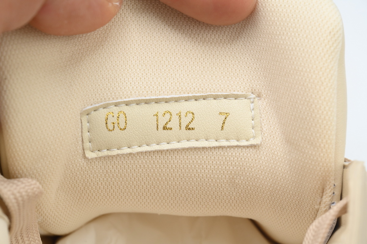Louis Vuitton LV Trainer Cream Beige Monogram Leather Sneaker