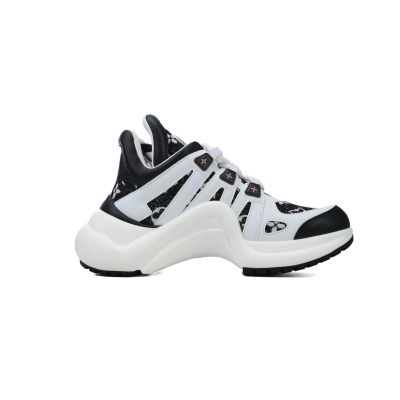 Louis Vuitton LV Archlight Black White Monogram Sneakers 02