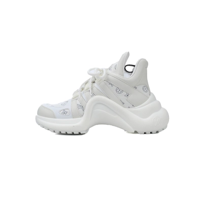 Louis Vuitton LV Archlight White Monogram Sneakers 01