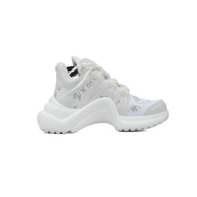 Louis Vuitton LV Archlight White Monogram Sneakers 02