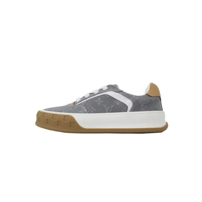 Louis Vuitton LV Skate Grey Monogram Sneakers 01