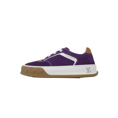 Louis Vuitton LV Skate Purple White Gum Sneakers 01
