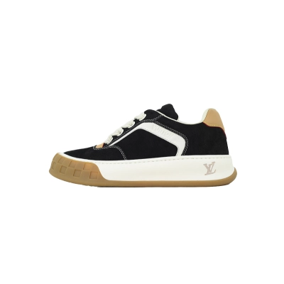 Louis Vuitton LV Tilted Black Gum Sneakers 01