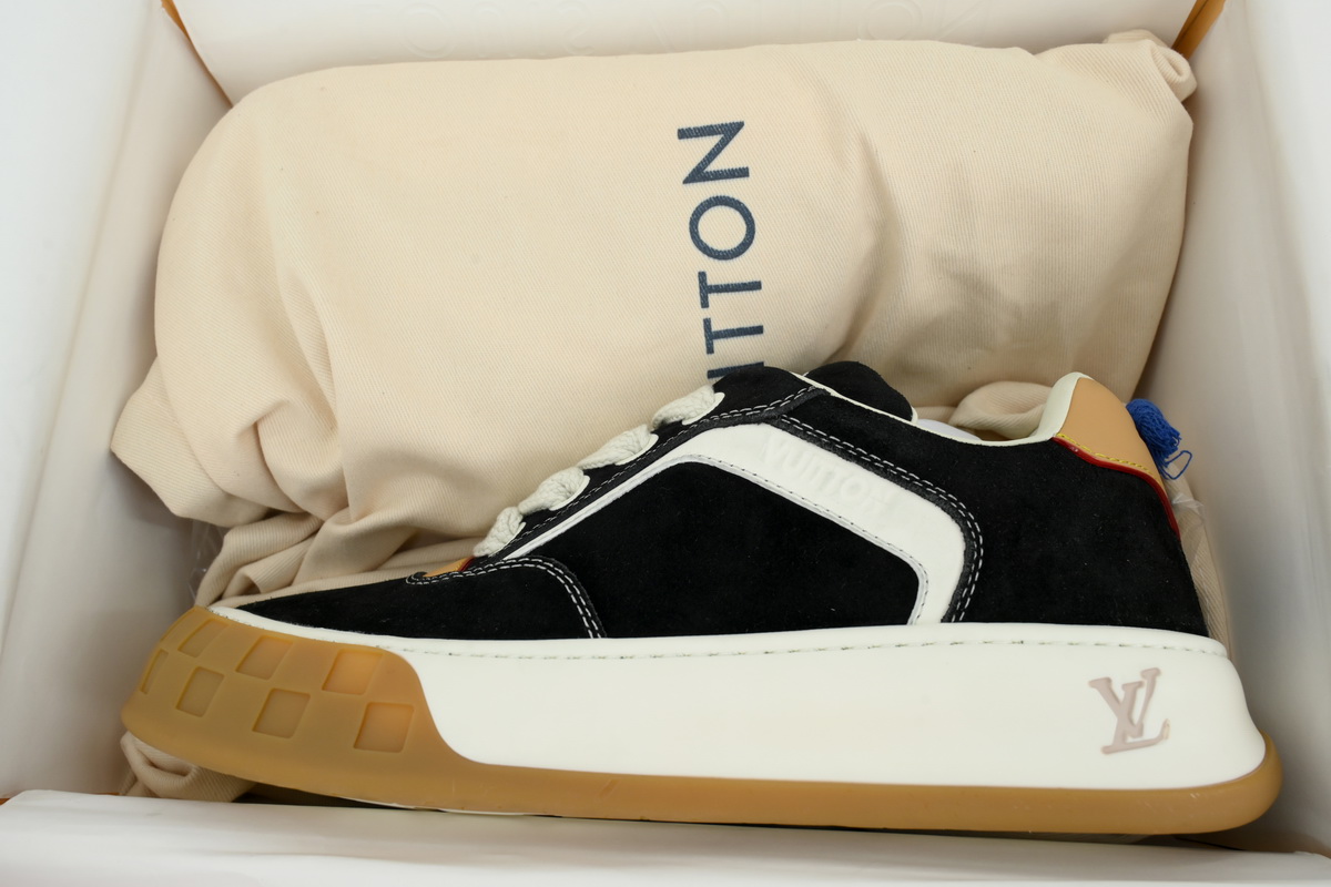 Louis Vuitton LV Tilted Black Gum Sneakers