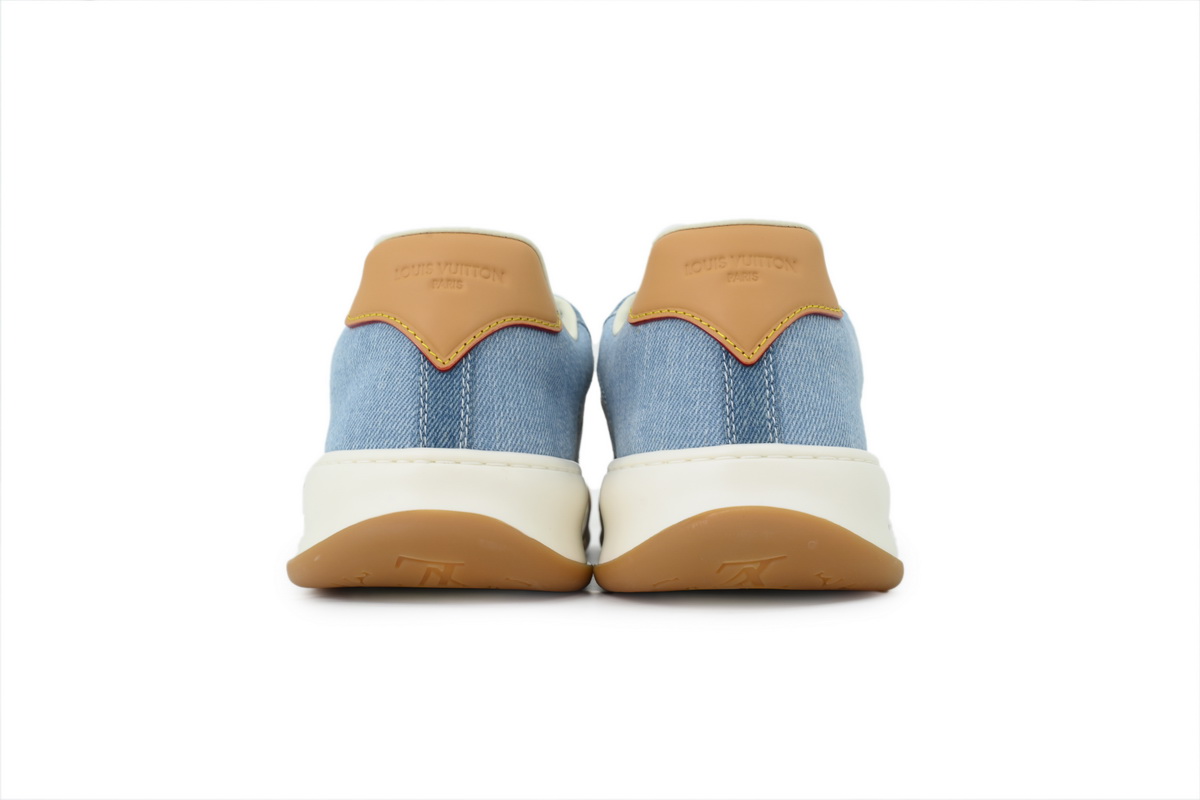 Louis Vuitton LV Tilted Light Blue Denim Sneakers