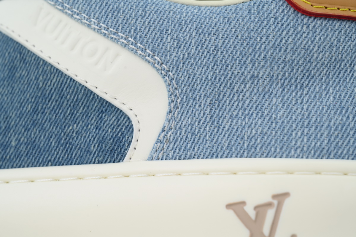 Louis Vuitton LV Tilted Light Blue Denim Sneakers