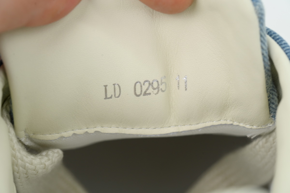 Louis Vuitton LV Tilted Light Blue Denim Sneakers