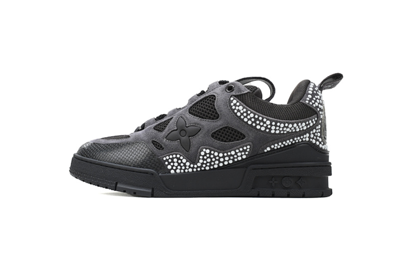 Louis Vuitton LV Trail Black Crystal Sneakers