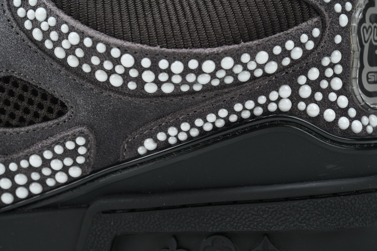Louis Vuitton LV Trail Black Crystal Sneakers