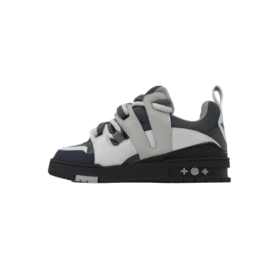 Louis Vuitton LV Trail Black Grey Sneakers 01