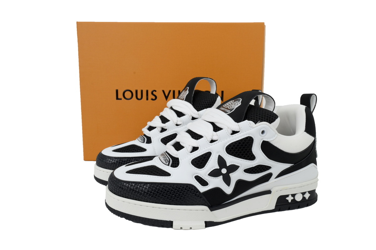 Louis Vuitton LV Trail Black White Sneakers