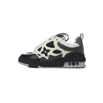 Louis Vuitton LV Trail Black White Sneakers 01