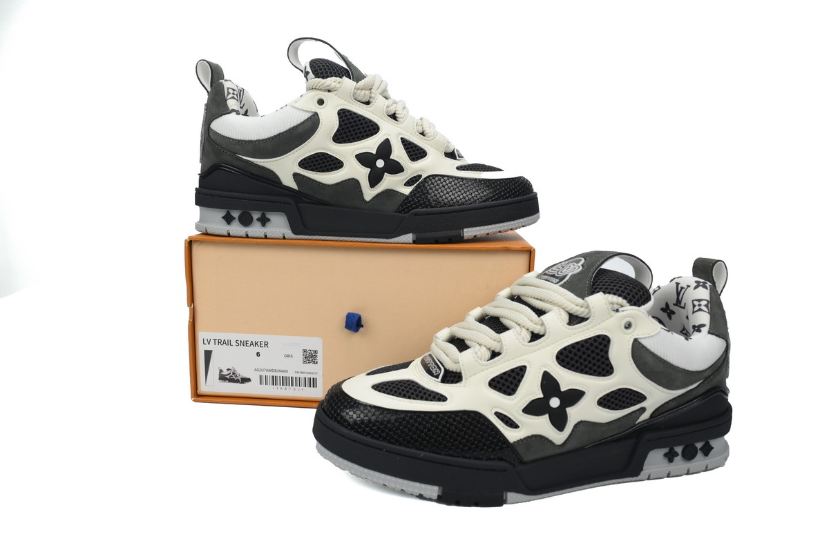 Louis Vuitton LV Trail Black White Sneakers
