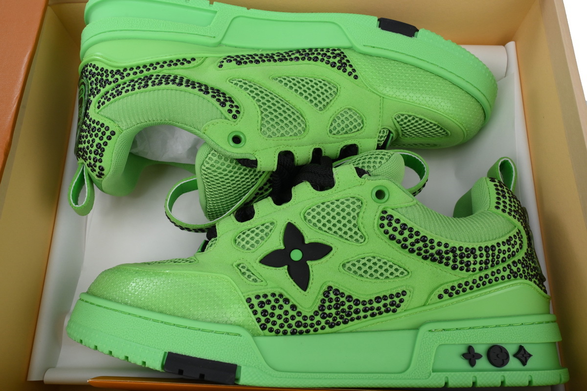 Louis Vuitton LV Trail Green Black Sneakers