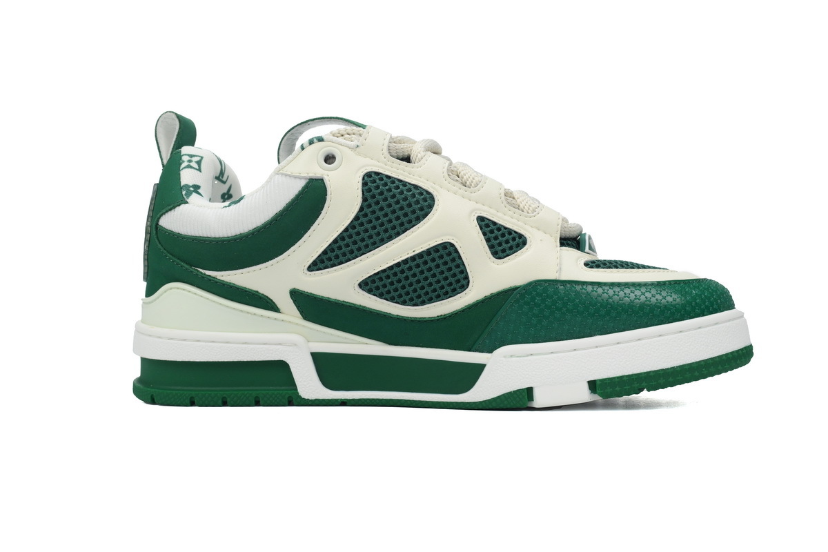 Louis Vuitton LV Trail Green White Sneakers