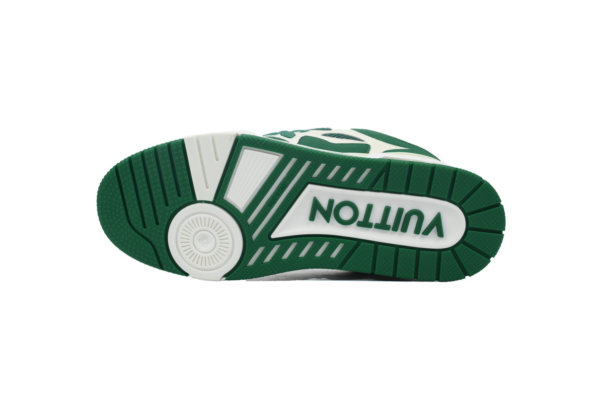 Louis Vuitton LV Trail Green White Sneakers