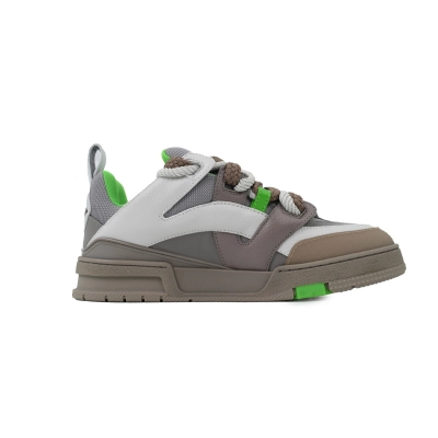 Louis Vuitton LV Trail Grey Green Sneakers 02