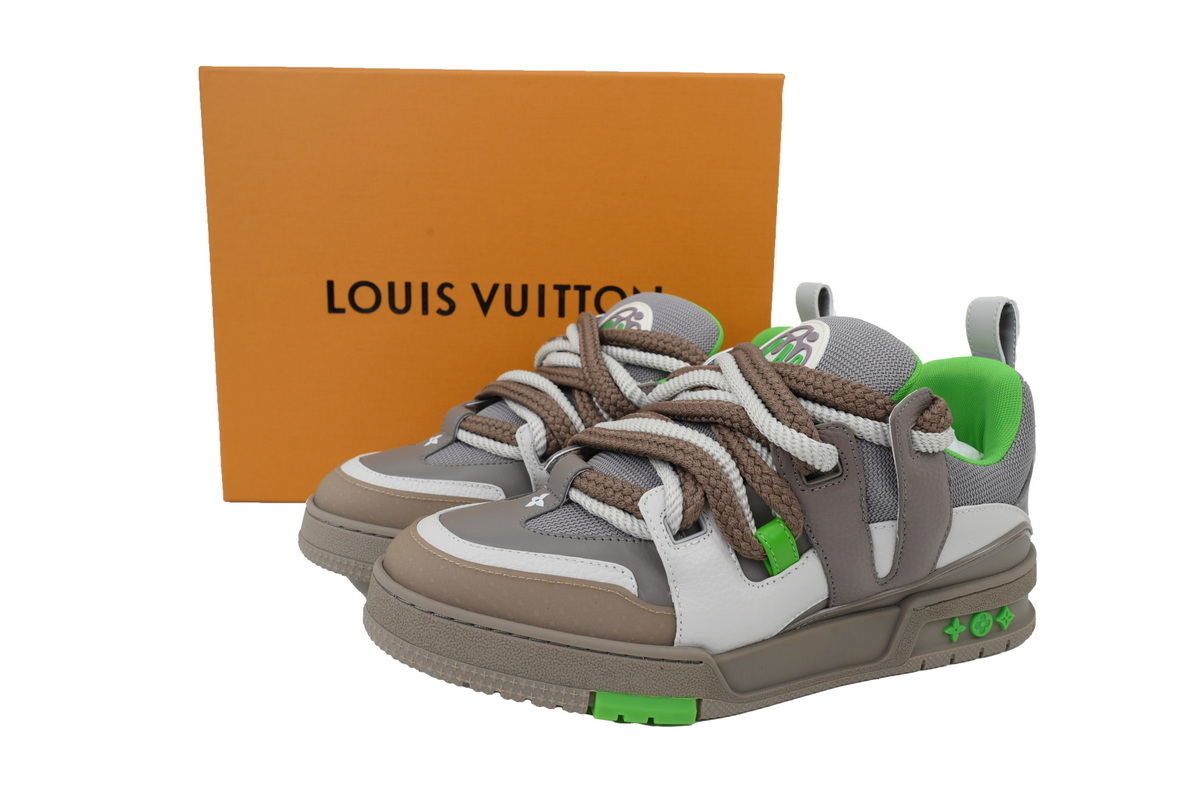 Louis Vuitton LV Trail Grey Green Sneakers