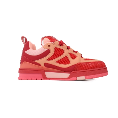 Louis Vuitton LV Trail Red Pink Sneakers 02