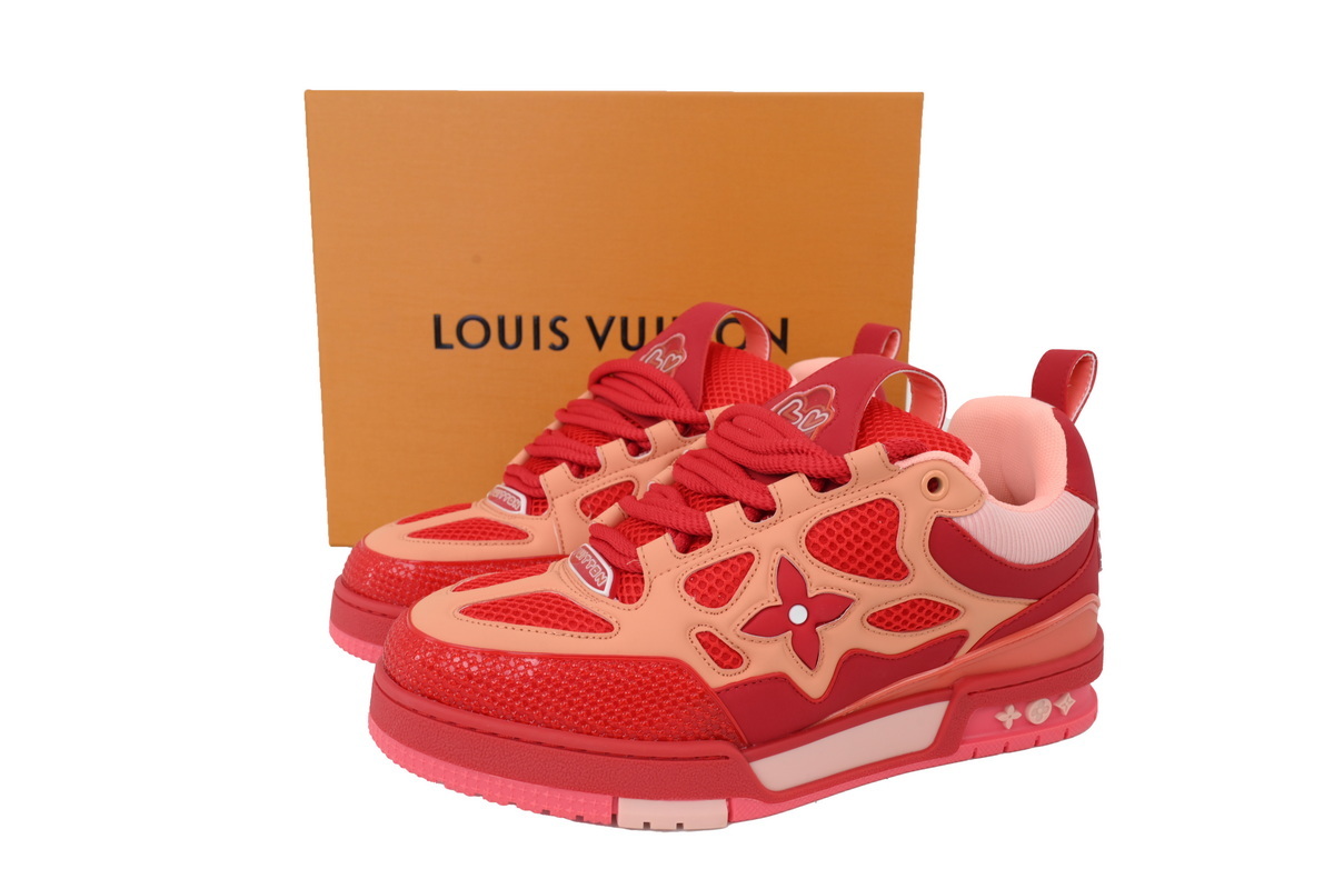 Louis Vuitton LV Trail Red Pink Sneakers
