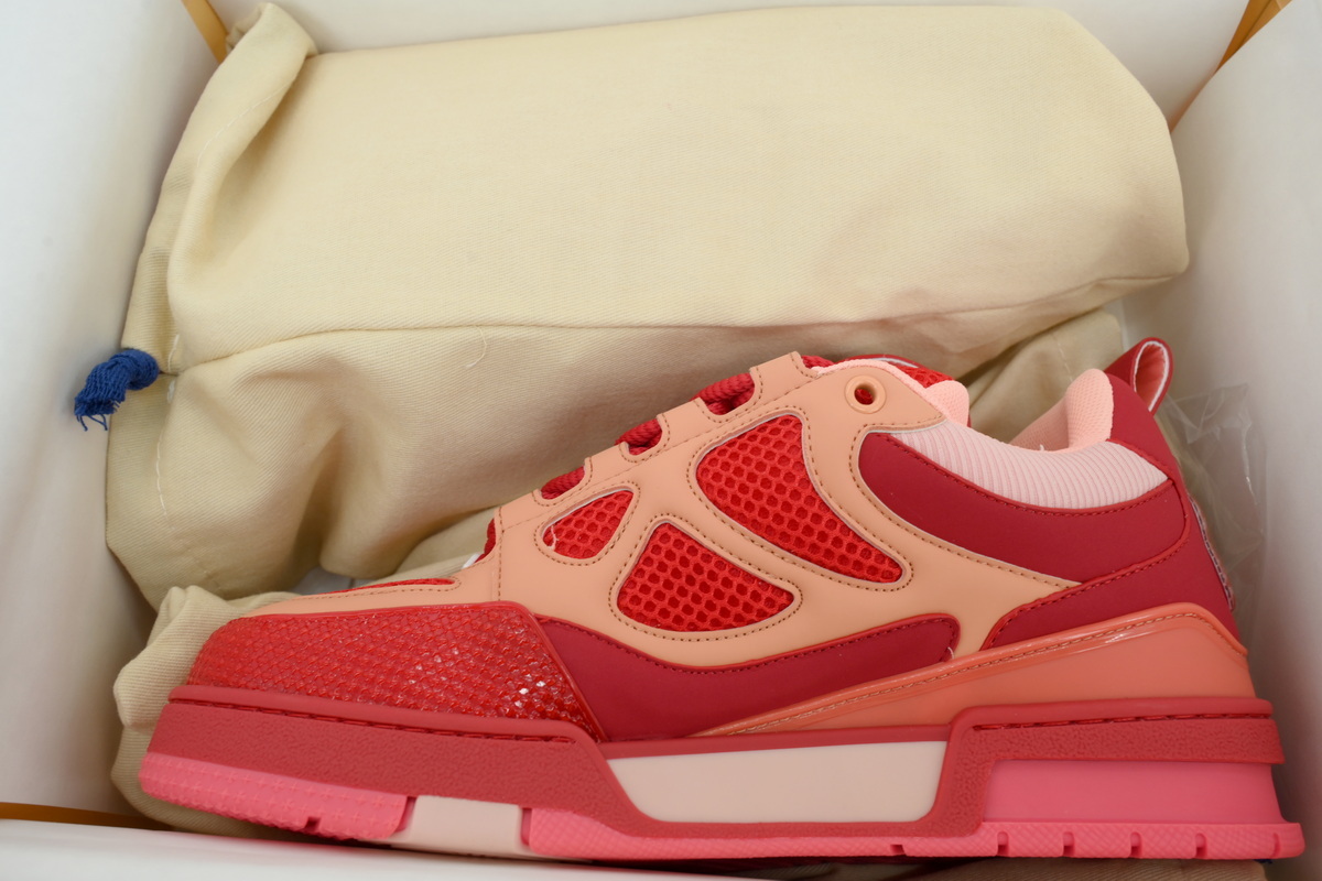 Louis Vuitton LV Trail Red Pink Sneakers