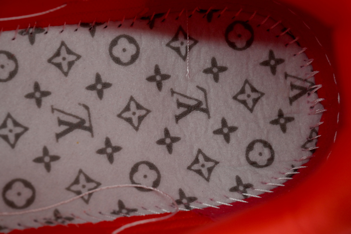Louis Vuitton LV Trail Red White Sneakers