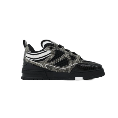 Louis Vuitton LV Trainer Black Snakeskin Sneakers 02
